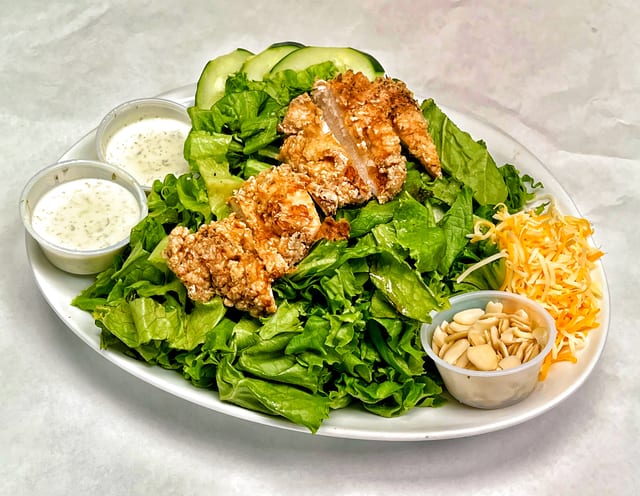 Fried Chicken Salad.