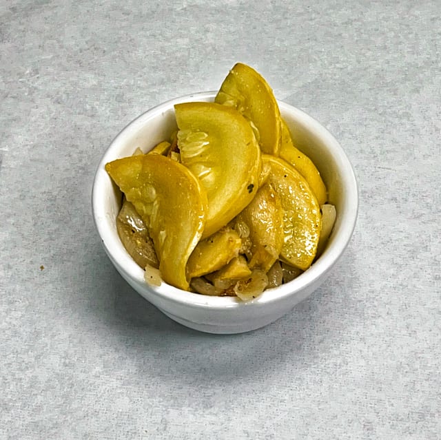 Squash & Onions.