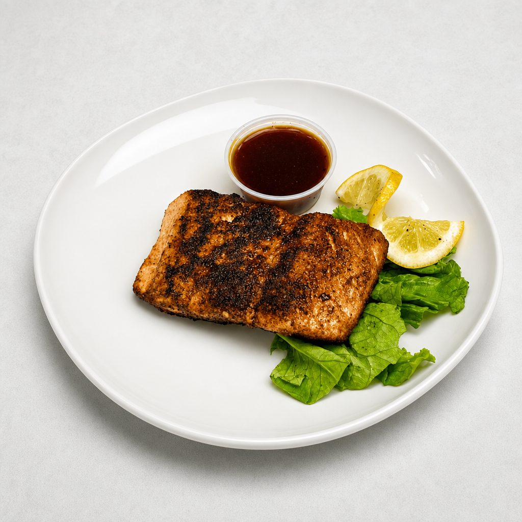 Blackened Salmon*.