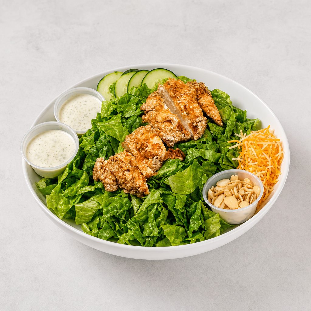 Fried Chicken Salad.