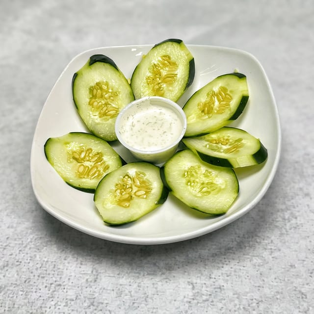 Cucumbers w/Ranch.