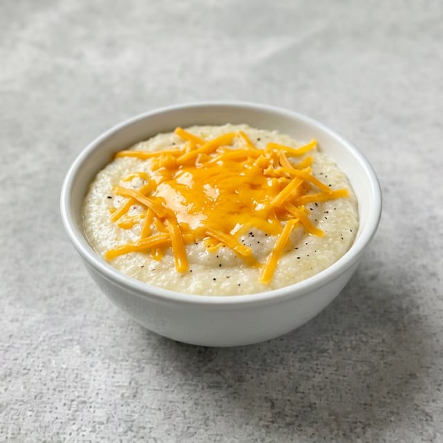 Southern Grits with Cheese.